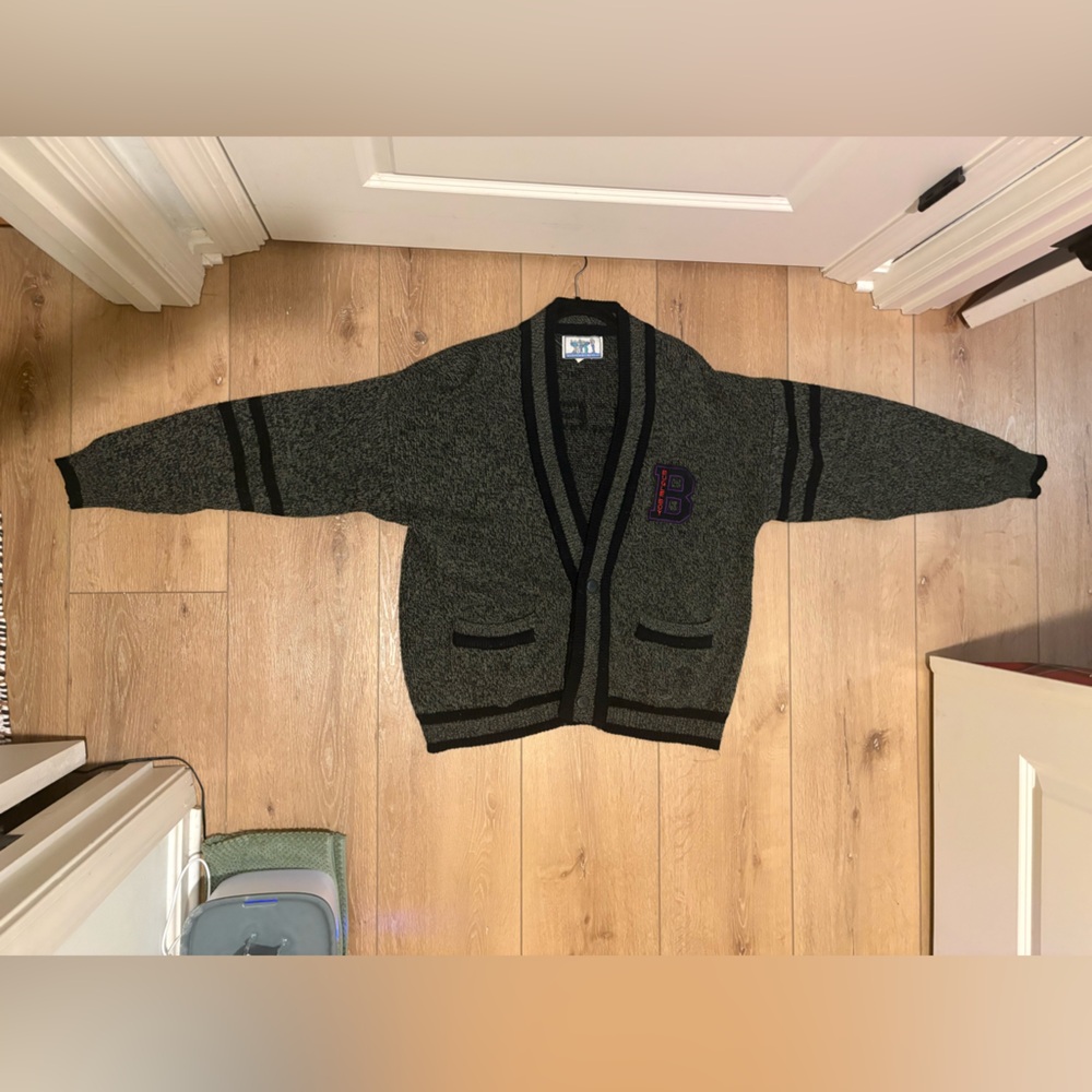 Vintage Bugle Boy university varsity Cardigan Sweater